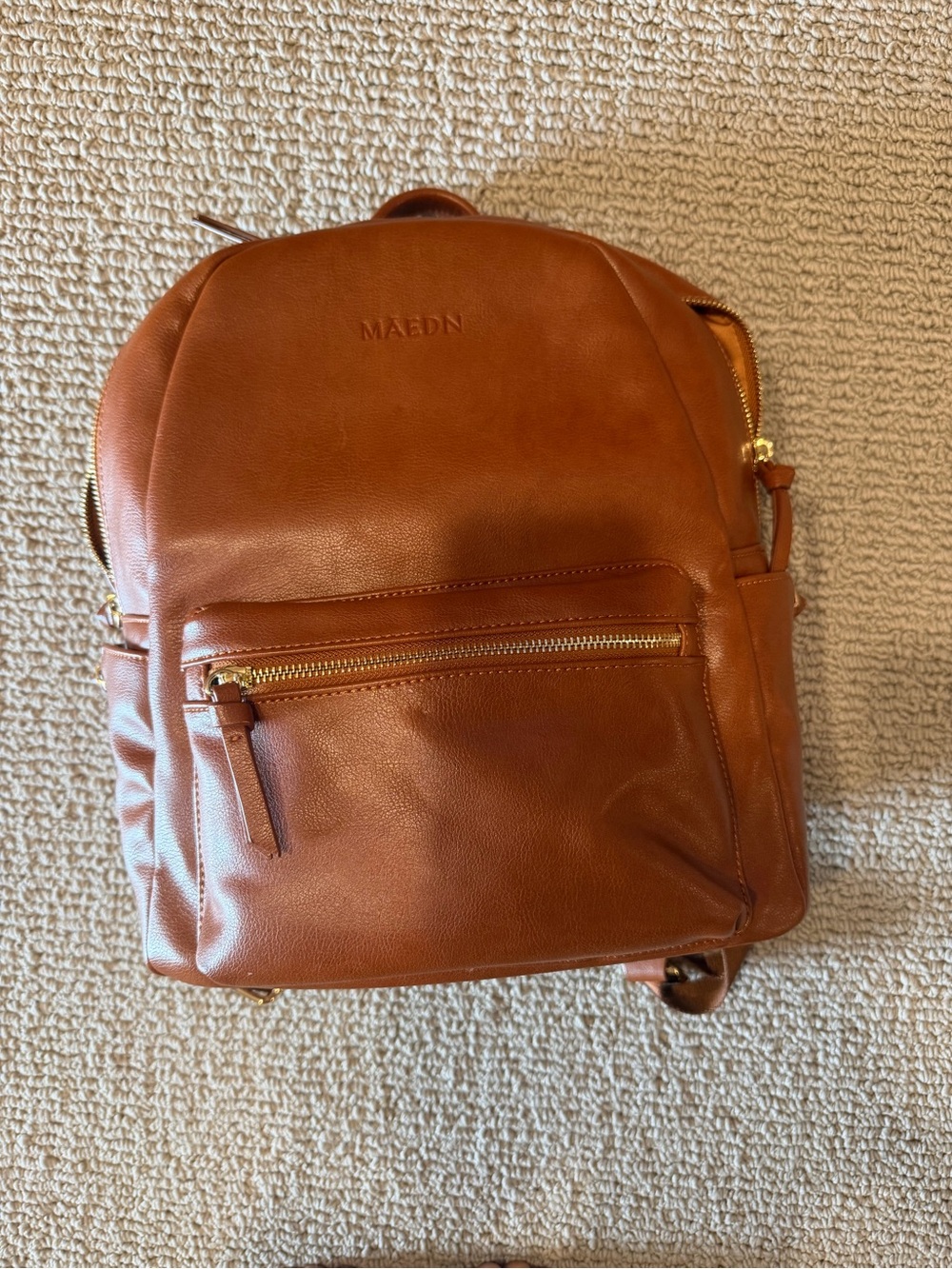 Brown Leather Backpack – Everyday City Pack
